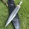 Handmade Dagger Knife Hunting Knife With Leather Sheath Gift For Him Hunting Knife 0