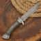 Handmade Damascus Steel Hunting Knife Full Tang Survival Camping Gift For Men 3