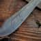 Handmade Damascus Steel Machete 18 Inch Blade Wood Handle Leather Sheath Gift For Men 3