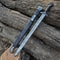 Handmade Damascus Steel Northman Viking Sword With Leather Sheath Gift For Men Historical Norse Sw 4
