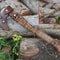 Handmade Engraved High Carbon Viking Axe Hatchet Leather Sheath Norse Gift For Men 6