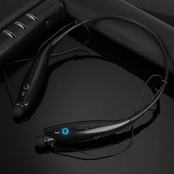 neckband wireless headset stereo earbuds earphone with mic, bluetooth neckband, durable, lightweight wireless headphones