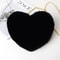 Fluffy Heart Shoulder Bag black