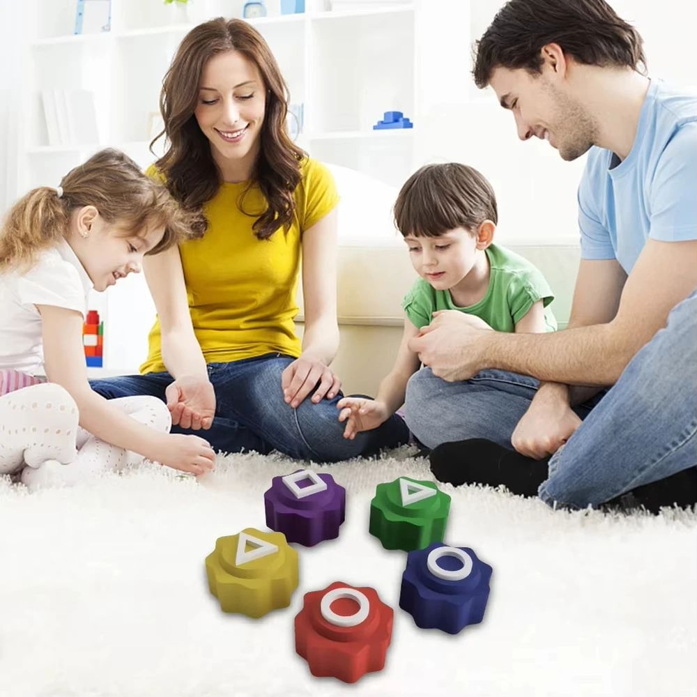 Gonggi Jack Stone Dice Pebbles Set Fun Stone Catching Game Hand Eye Coordination Training Toy Board