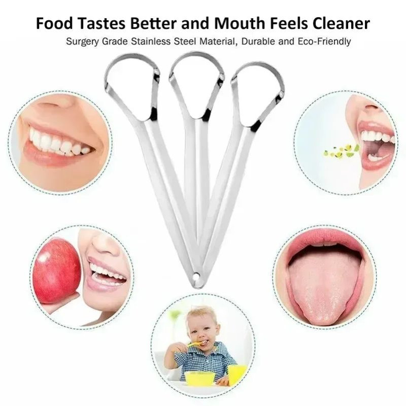 Stainless Steel Oral Cleaner Tools 3