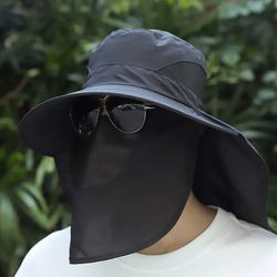 summer sun hats for men & women uv protection fisherman hat for hiking, camping, and fishing