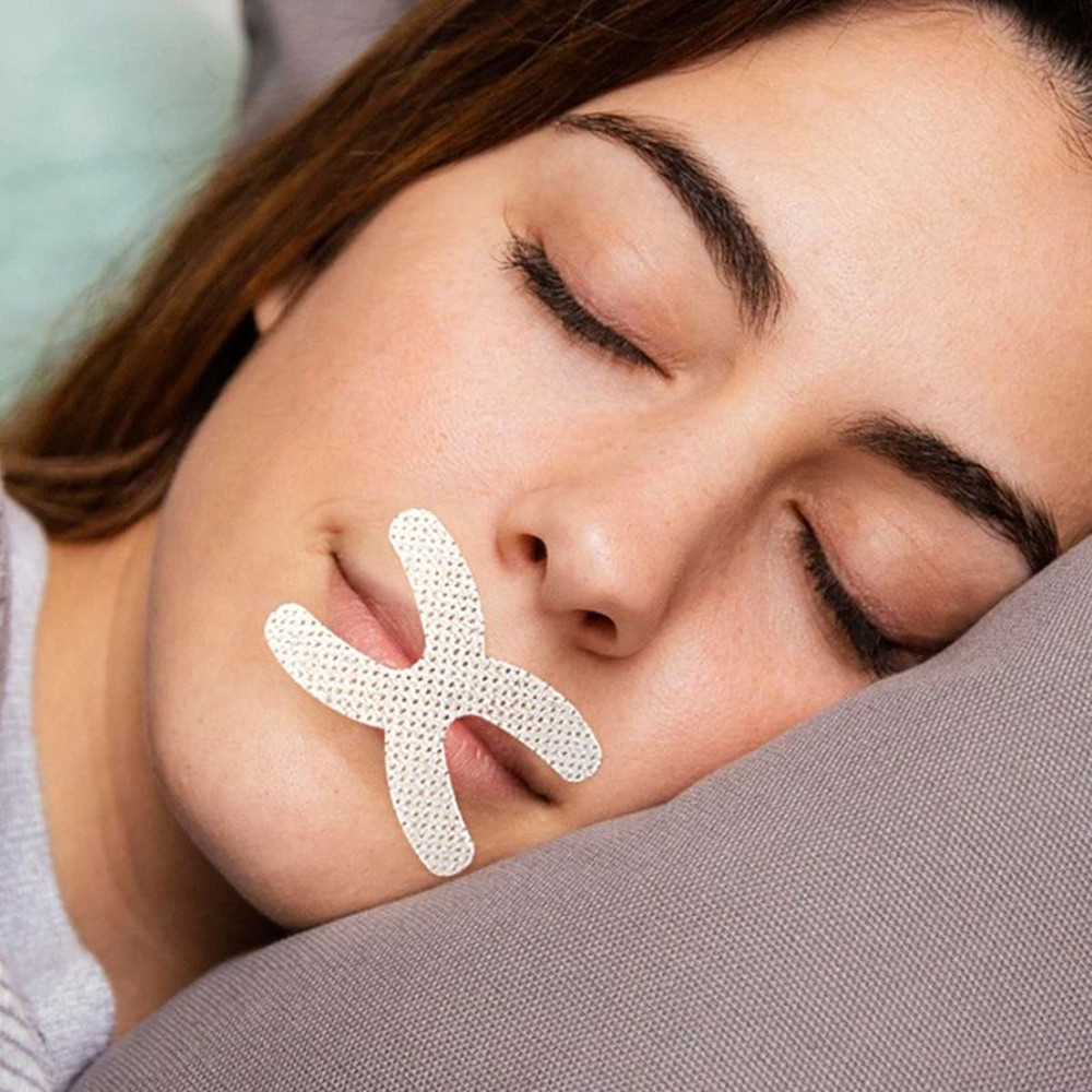 XShape Mouth Tape Stop Snoring Nose Patch  Good Sleeping Aid Mouth Guard Device 1