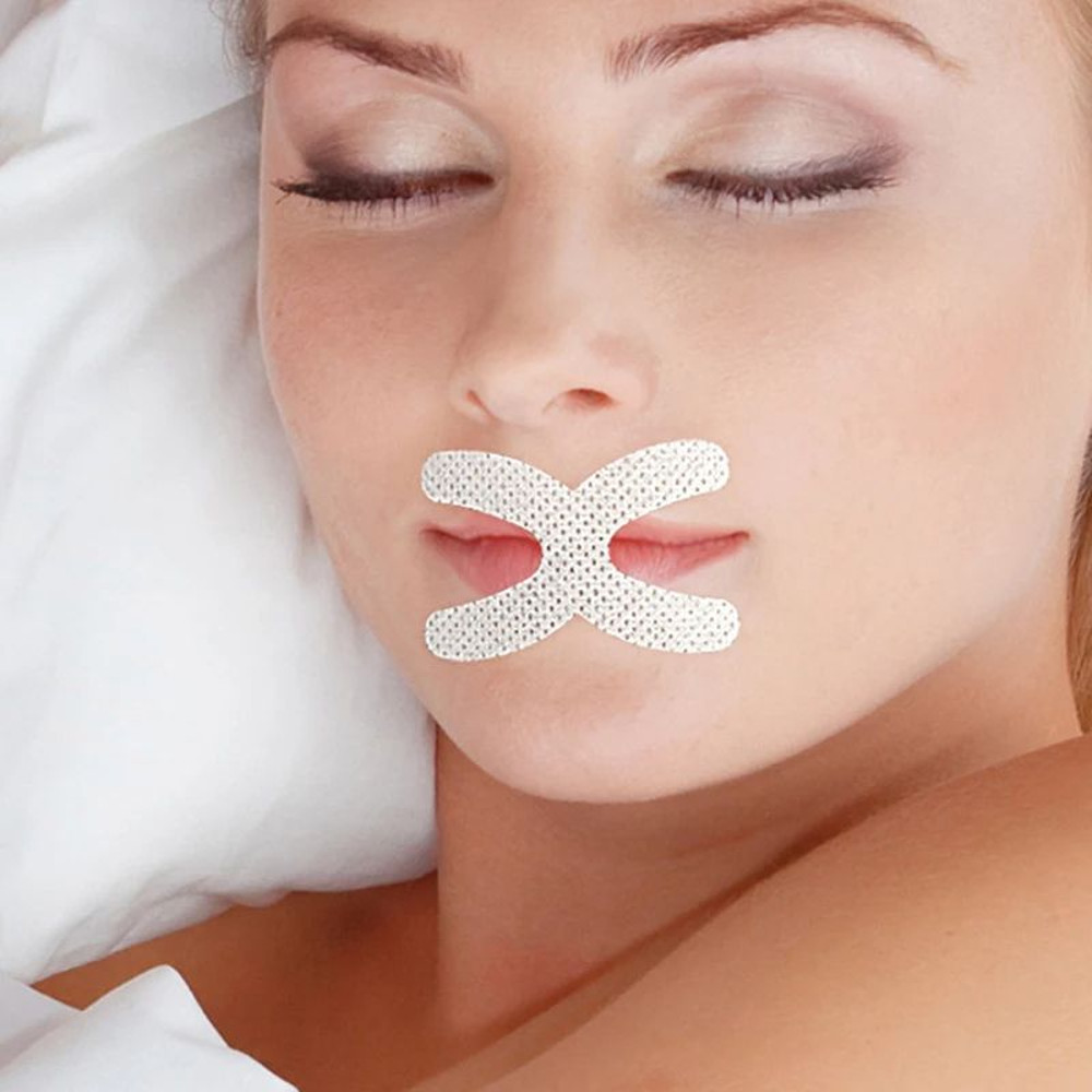 XShape Mouth Tape Stop Snoring Nose Patch  Good Sleeping Aid Mouth Guard Device 0