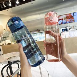 leak proof plastic water bottle bpa free protein shaker & sports drinkware
