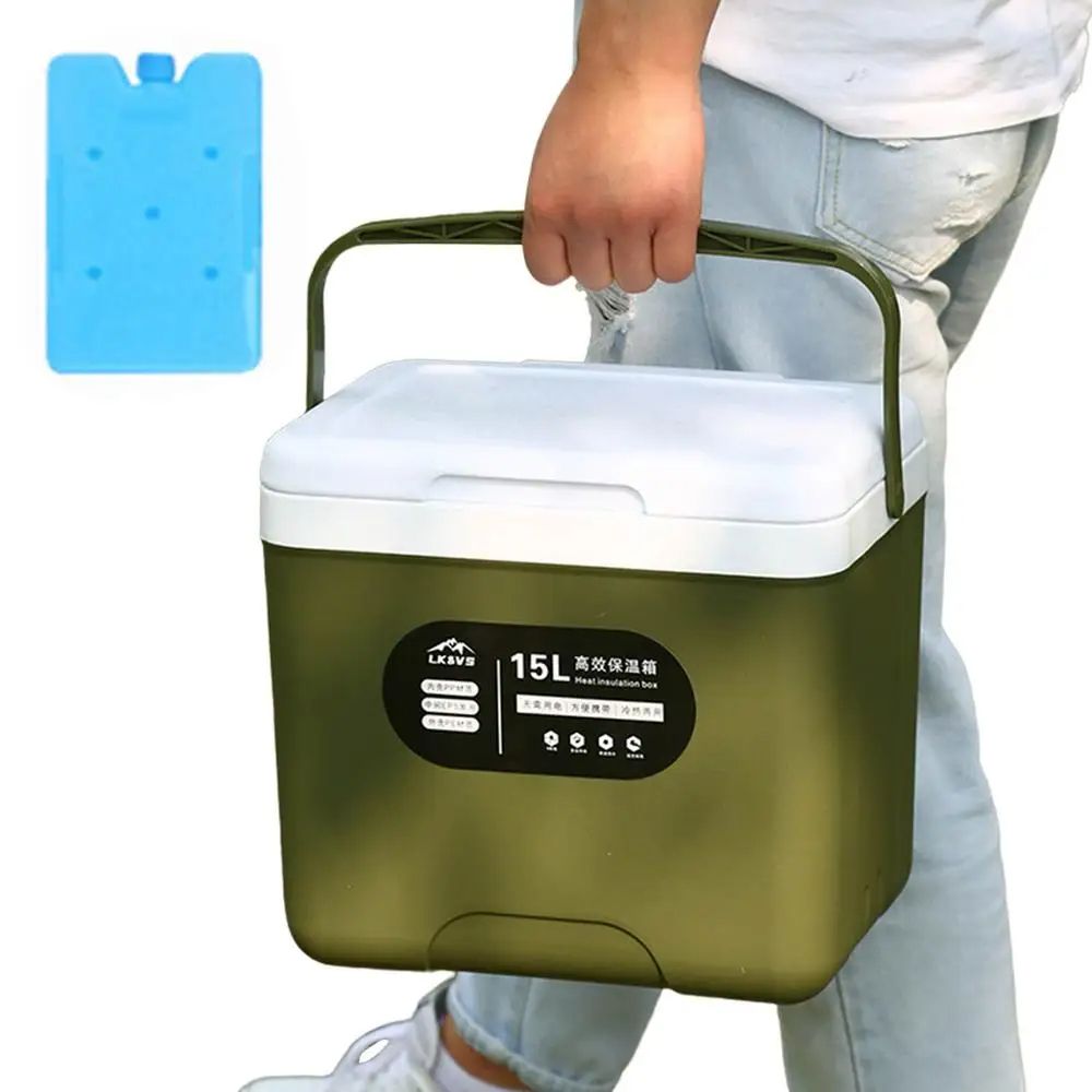 Portable Car Refrigerator  Outdoor Small Incubator For Fishing Barbecue And Travel 2