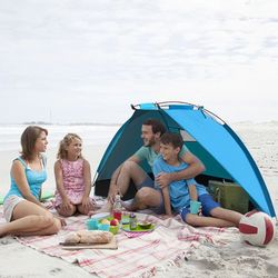durable sunshade tent for beach, fishing, and picnics – lightweight protective awning for outdoor fun and travel