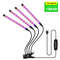 3in1 LED USB Grow Light For Plants Full Spectrum Phyto Lamp With 9 Dimmable Modes 360 Gooseneck 8