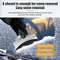 Durable Windshield Snow Shovel Ice Scraper Ash Removal Tool For Car Windows Silicone Wiper Cleaner 3