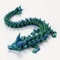 3D Printed Chinese Dragon Articulated Movable Joints, Collectible Home Decor & Creative Toy