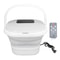 Foldable Heating Foot Massager Spa Soaker Smart Soak Tub With 8 Rollers Remote Control 6