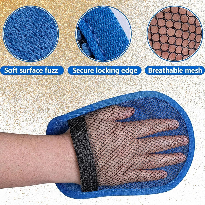 Sand Remover Mitt Beach Soft Sand Removal Bag Wipe Off Cleaner For Easy SandFree Skin 1