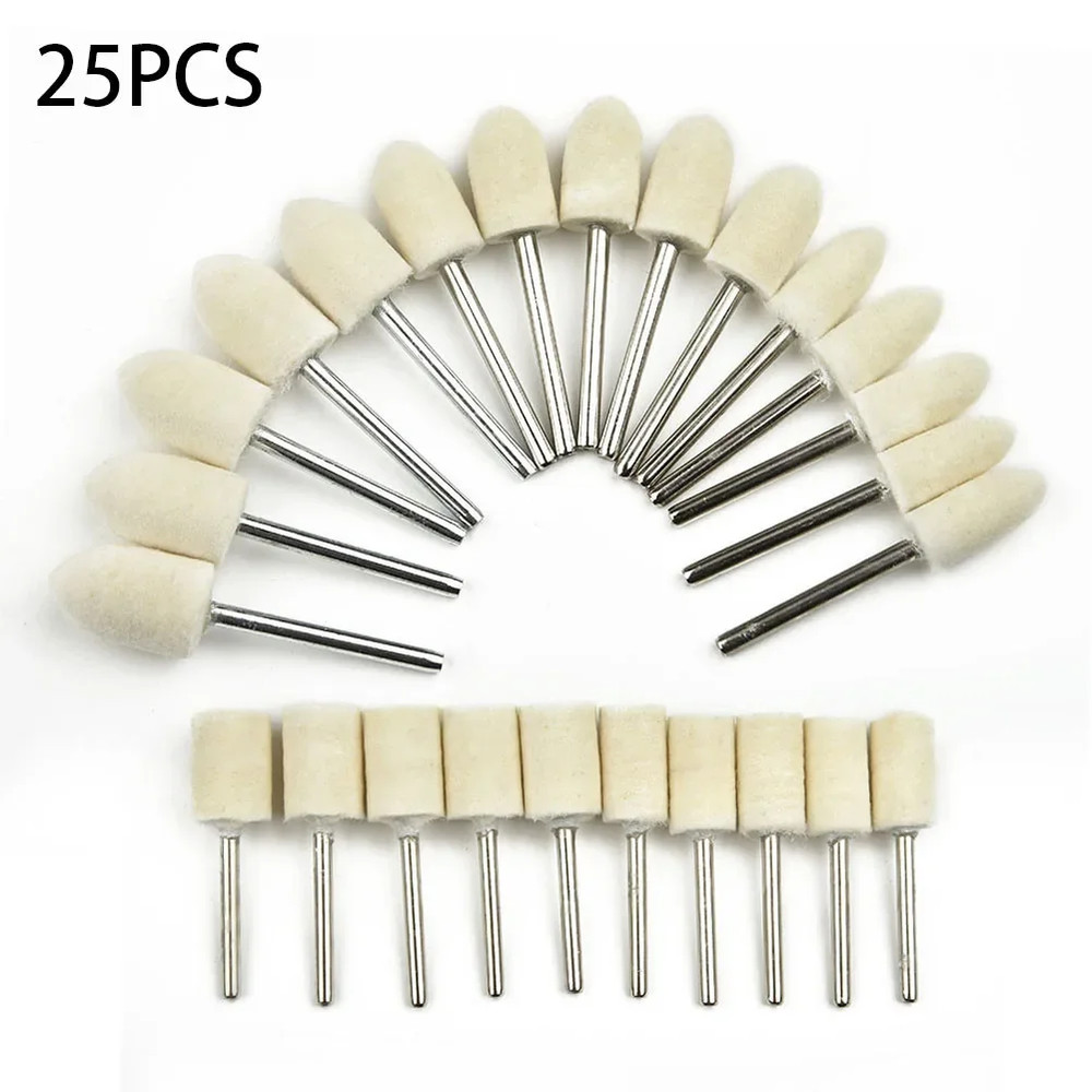 Premium Felt Polishing Buffing Wheels Set Rotary Tool Accessories For Jewelry Wood  Metal 2