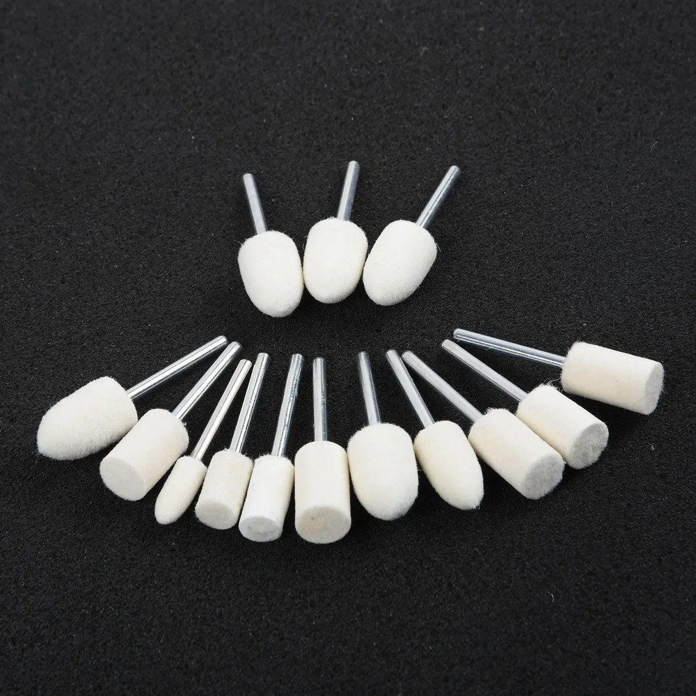 Premium Felt Polishing Buffing Wheels Set Rotary Tool Accessories For Jewelry Wood  Metal 0