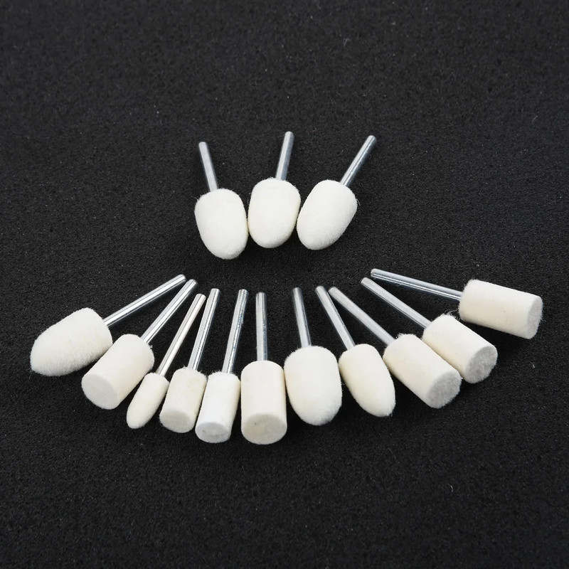 Premium Felt Polishing Buffing Wheels Set Rotary Tool Accessories For Jewelry Wood  Metal 0