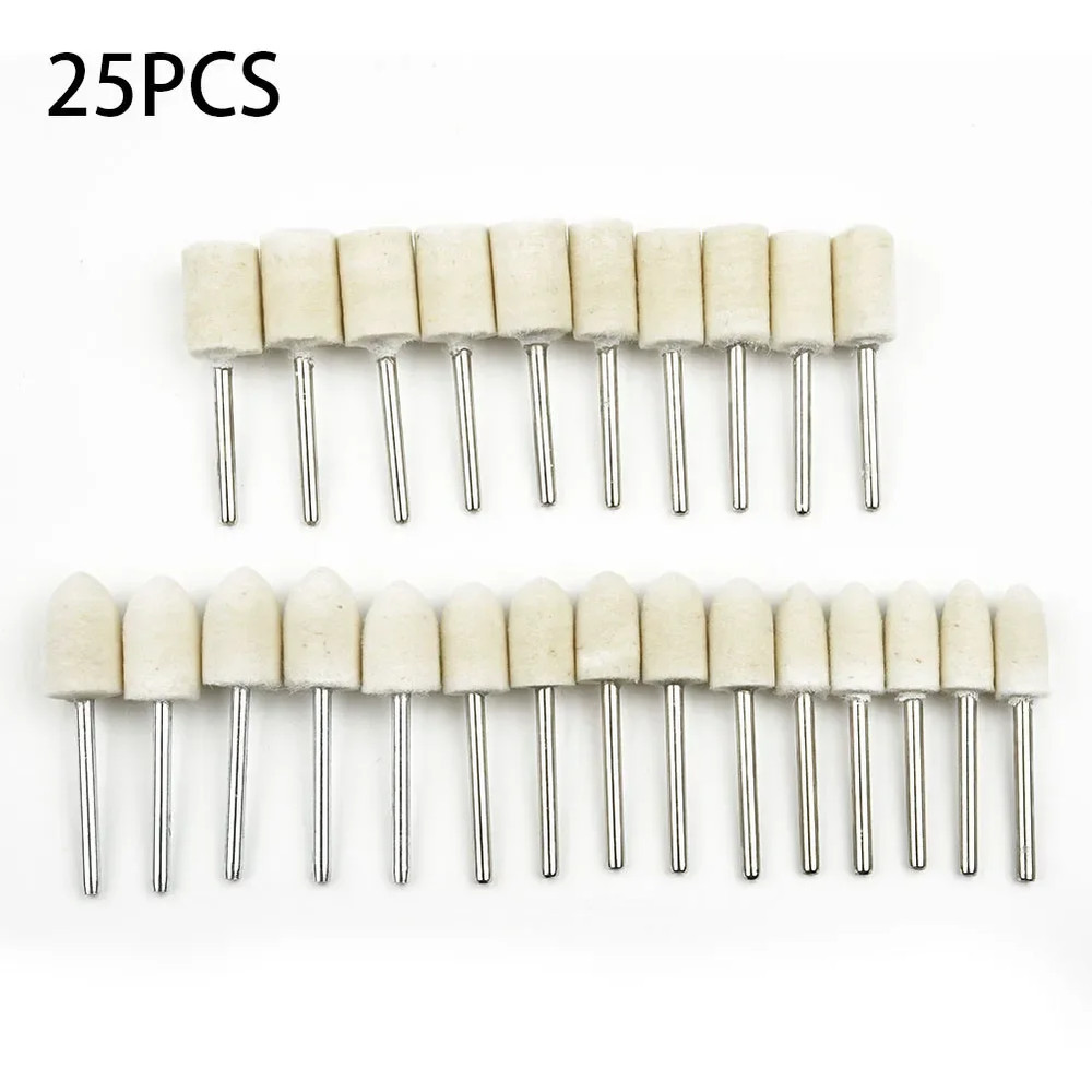 Premium Felt Polishing Buffing Wheels Set Rotary Tool Accessories For Jewelry Wood  Metal 3