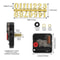 6Set Quartz Wall Clock Movement Mechanism DIY Kit With Replacement Hands Repair Tool Kit 1