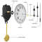 Quartz Wall Clock Pendulum Swing Movement  DIY Mechanism Kit With Silent Motor For Repair  Chime Cl 4