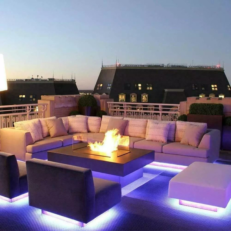 RGB Waterproof LED Strip Light SMD 5050 44 Key Remote 12V DC Power Kit 8 Light Modes 2