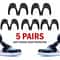 5 Pairs Anti Crease Shoe Protector AntiWrinkle Toe Cover Cap For Sneakers Crease Guards For Men Wo 0