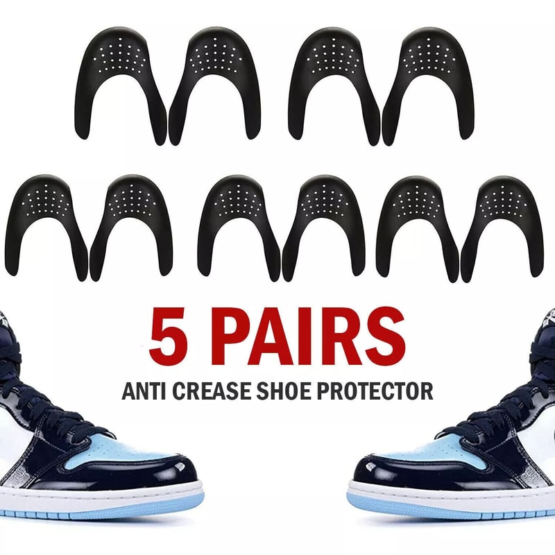 5 Pairs Anti Crease Shoe Protector AntiWrinkle Toe Cover Cap For Sneakers Crease Guards For Men Wo 0