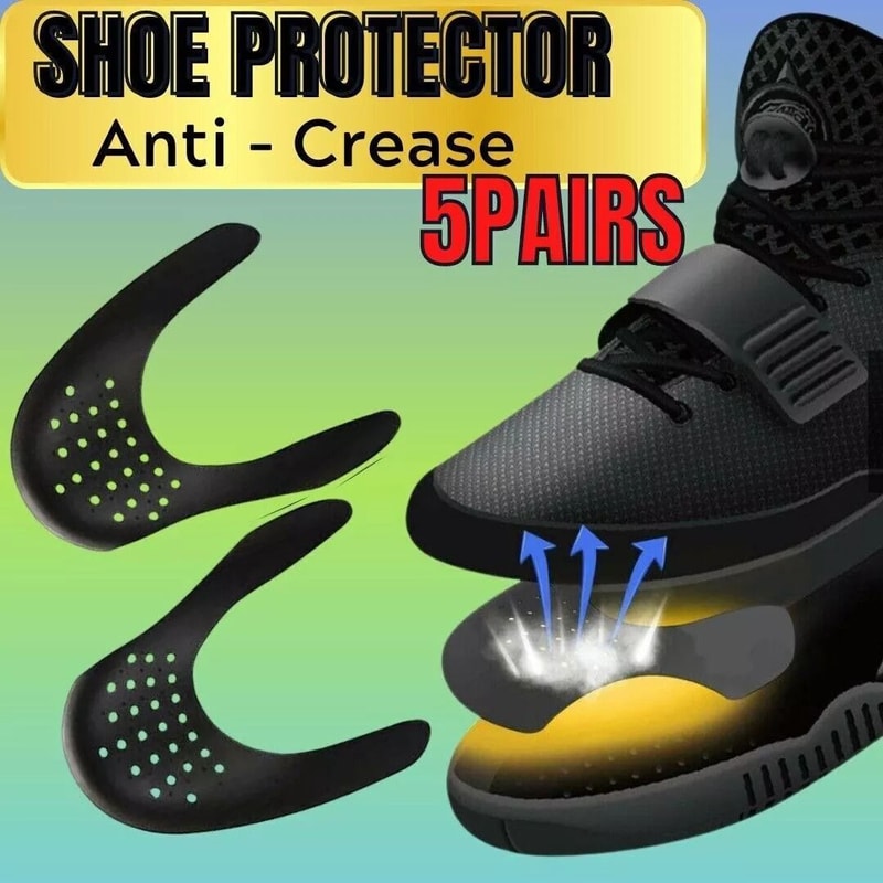 5 Pairs Anti Crease Shoe Protector AntiWrinkle Toe Cover Cap For Sneakers Crease Guards For Men Wo 4