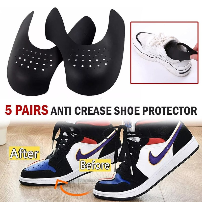 5 Pairs Anti Crease Shoe Protector AntiWrinkle Toe Cover Cap For Sneakers Crease Guards For Men Wo 7