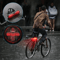 USB Rechargeable LED Bike Tail Light Rear Safety Warning Cycling Lamp Set 1