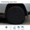 Waterproof Tire Covers For RV Trailer Camper Wheels Sun Protection 3