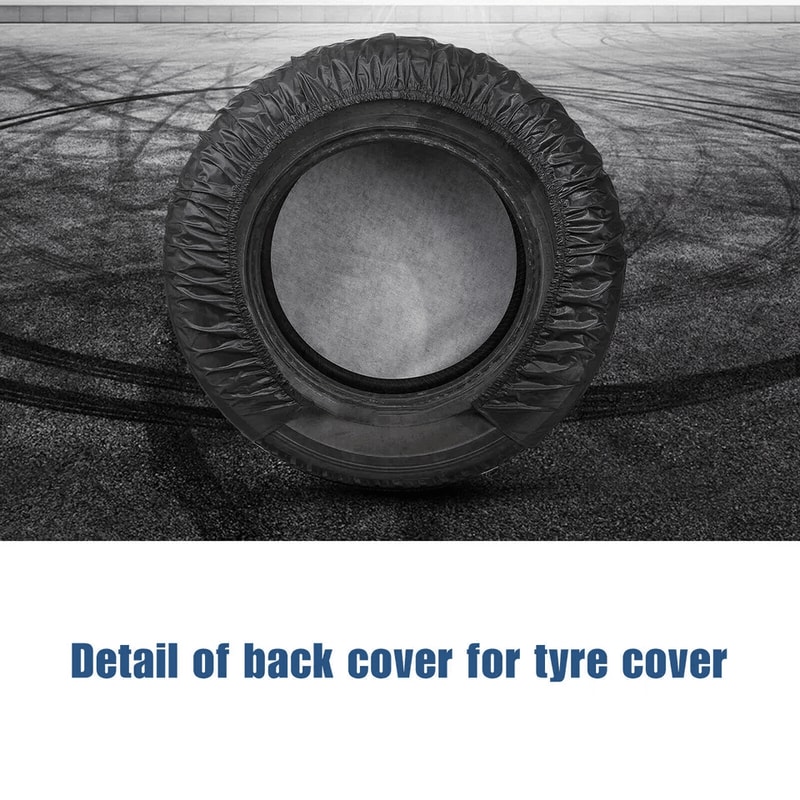 Waterproof Tire Covers For RV Trailer Camper Wheels Sun Protection 2