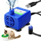 USB Rechargeable Pet Water Dispenser Pump With LED Light Silent Cat Drinking Fountain Motor For Fr 1