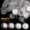 100X Coin Capsules Holder 31mm Clear Storage Case For US JFK Half Dollar Quarter Coin Collection Di 1