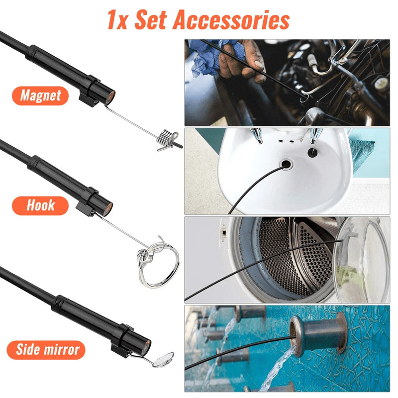 43inch HD LED Industrial Endoscope Borescope 1080P Inspection Camera With 8mm Waterproof  LED Light 7