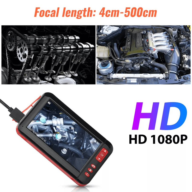 43inch HD LED Industrial Endoscope Borescope 1080P Inspection Camera With 8mm Waterproof  LED Light 2