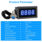 Digital LED Tachometer RPM Speed Meter Gauge With Hall Proximity Switch Sensor NPN 5