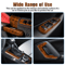 Car Interior Wood Grain Textured Glossy Wrap Sticker Decal Sheet Dashboard Door Console Cover Water 4