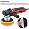 Car Buffing Pads Polishing Kit For Drill Foam Sponge Waxing Pads For Auto Detailing 5