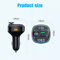 Bluetooth Car Wireless FM Transmitter Adapter With USB PD Charger AUX HandsFree Calling 7Color LED 8