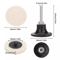 HighQuality Wool Disc Polishing Buffing Pads With Wheels Pad Holder And Shank Ideal For Metal Wood 4