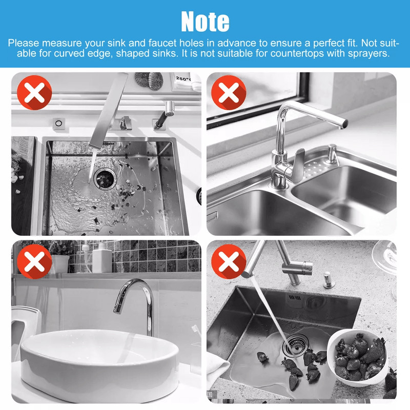 Kitchen Faucet Sink Splash Guard Silicone Water Catcher Tray  Drip Mat 4