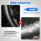 Genuine Leather DIY Car Steering Wheel Cover Antislip HandStitched Wrap Black Universal Interior Ac 2
