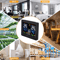 Digital LCD Indoor Outdoor Weather Station Alarm Clock Thermometer Wireless With Color Display Hum 5
