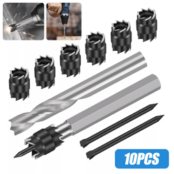 spot weld cutter remover set, double sided drill bits for automotive panel cutting, welder rotary kit