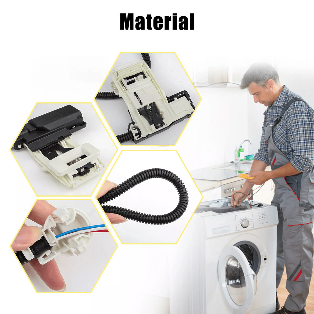 W11307244 Washer Lid Lock Latch Switch Part Kit For Whirlpool Kenmore Maytag W10682535 AP6832601 Re 1