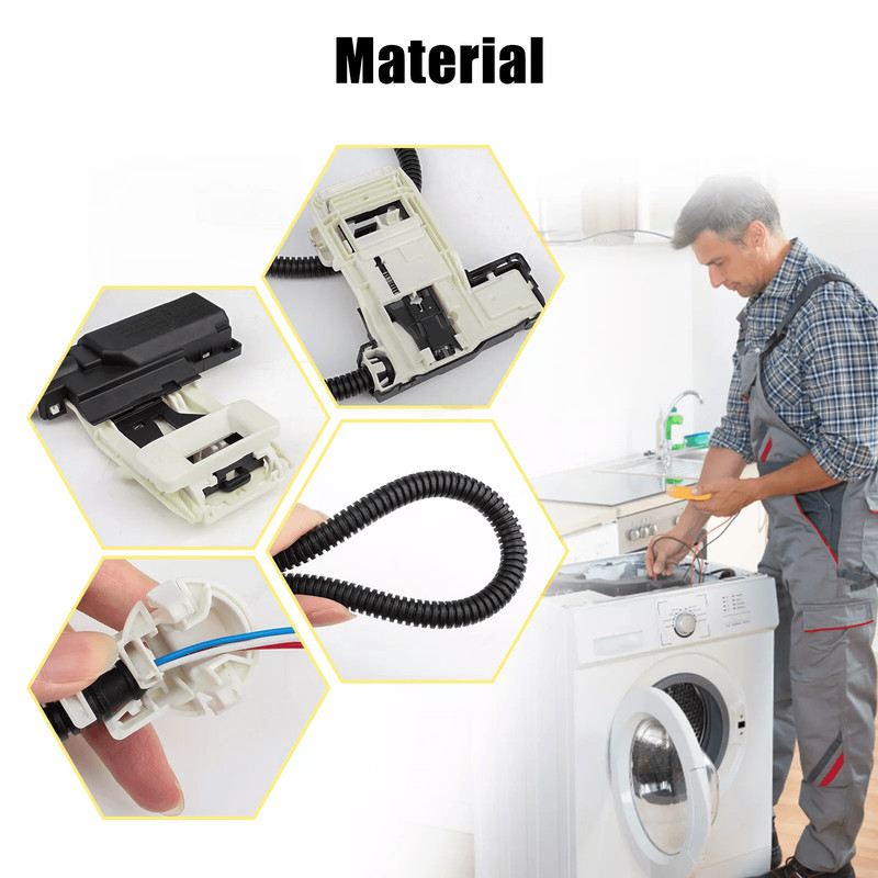 W11307244 Washer Lid Lock Latch Switch Part Kit For Whirlpool Kenmore Maytag W10682535 AP6832601 Re 1