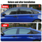 Chrome Delete Blackout Window Trims For Honda Accord Sedan Gloss Black Finish 3